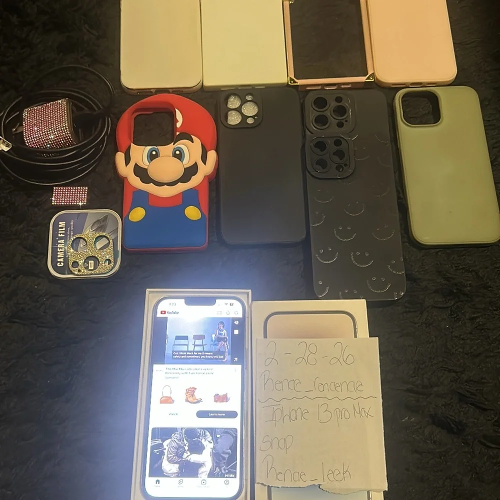 Silver iPhone 13 Pro Max 256GB NO SIM RESTRICTIONS